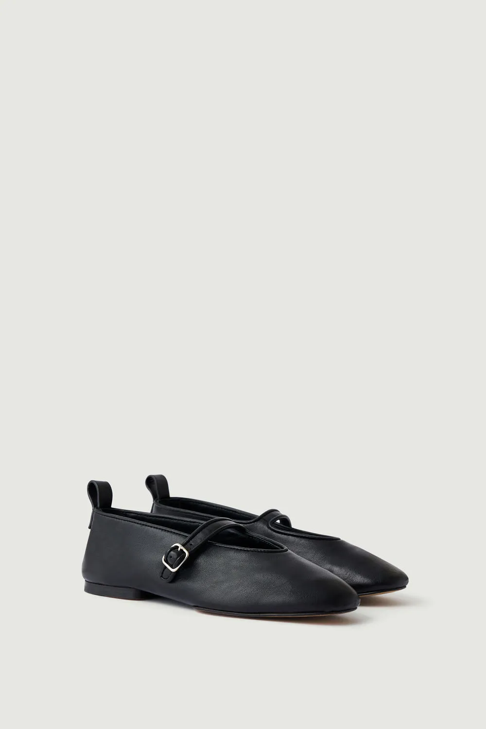 BLACK MADELINE BALLET FLATS
