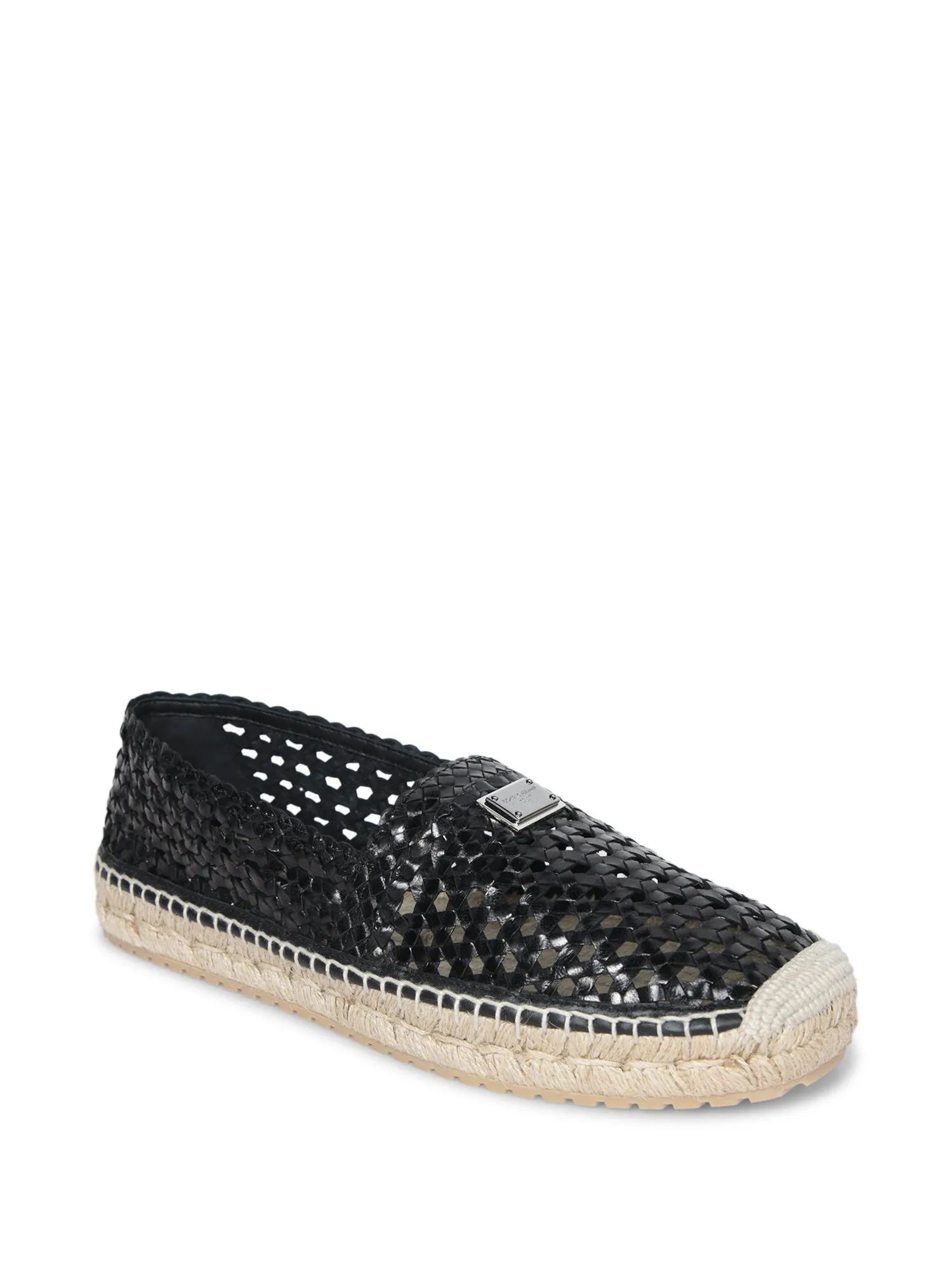 Black Plaque Espadrilles