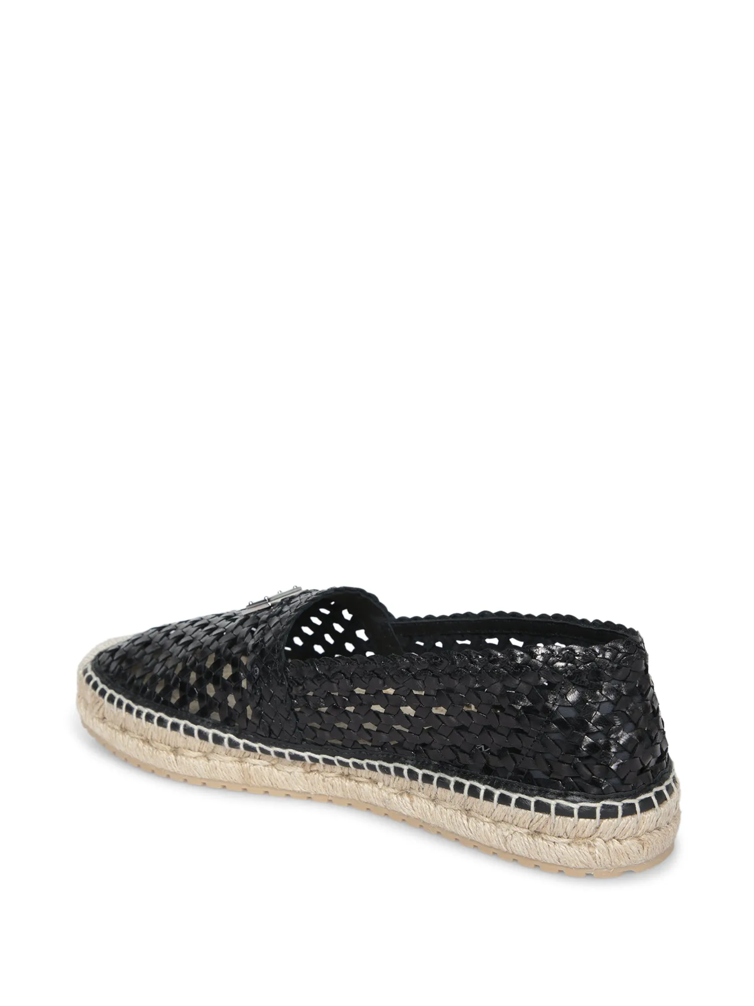 Black Plaque Espadrilles