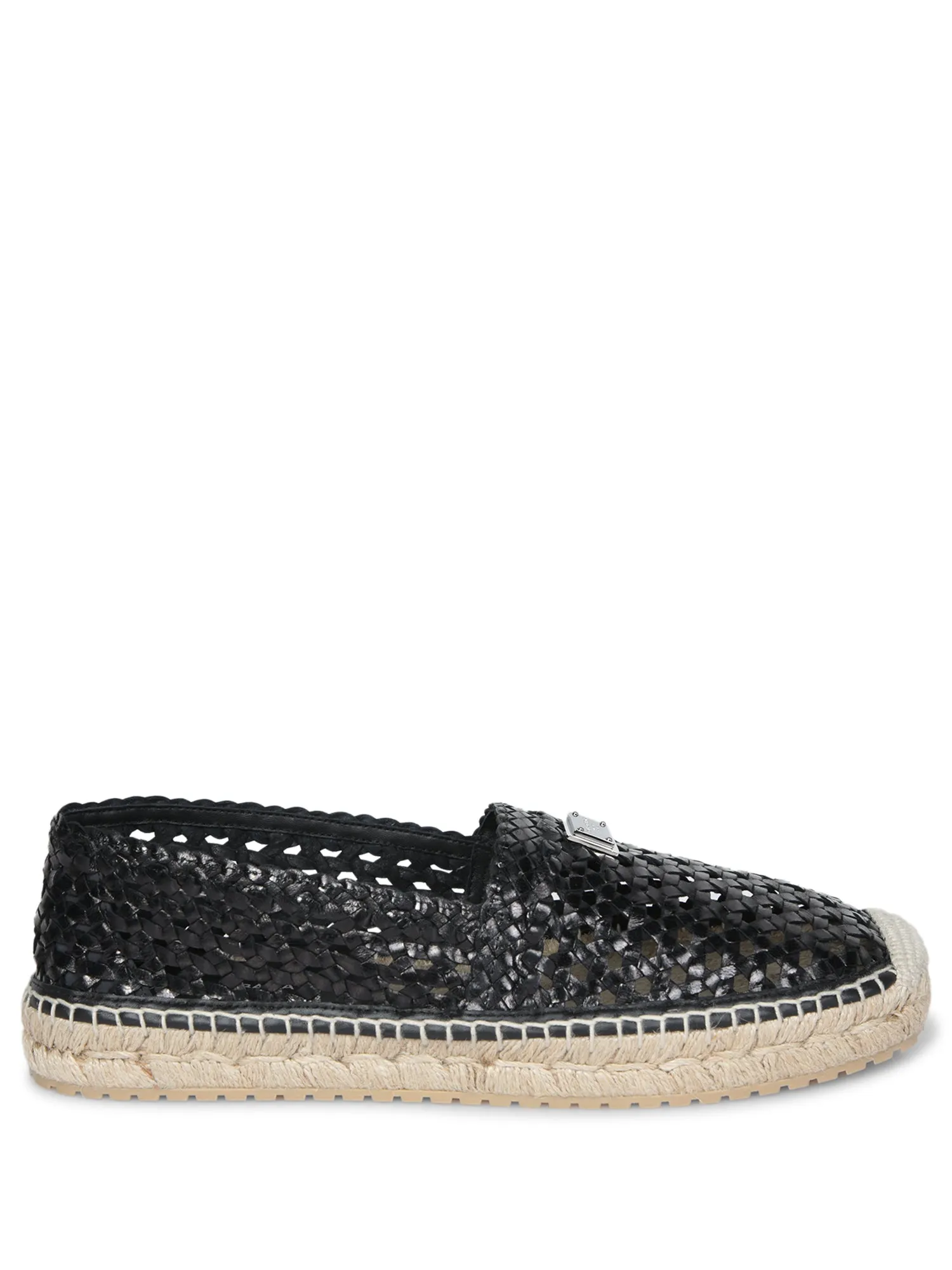 Black Plaque Espadrilles
