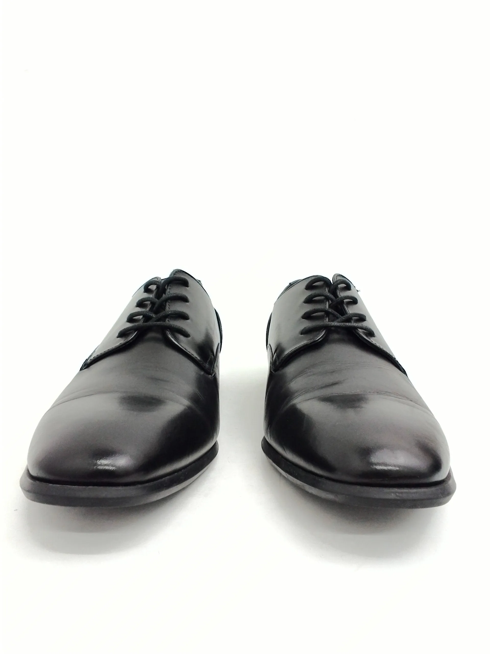 Calvin klein Men's Leather Oxfords, Black, Size 11.5 M