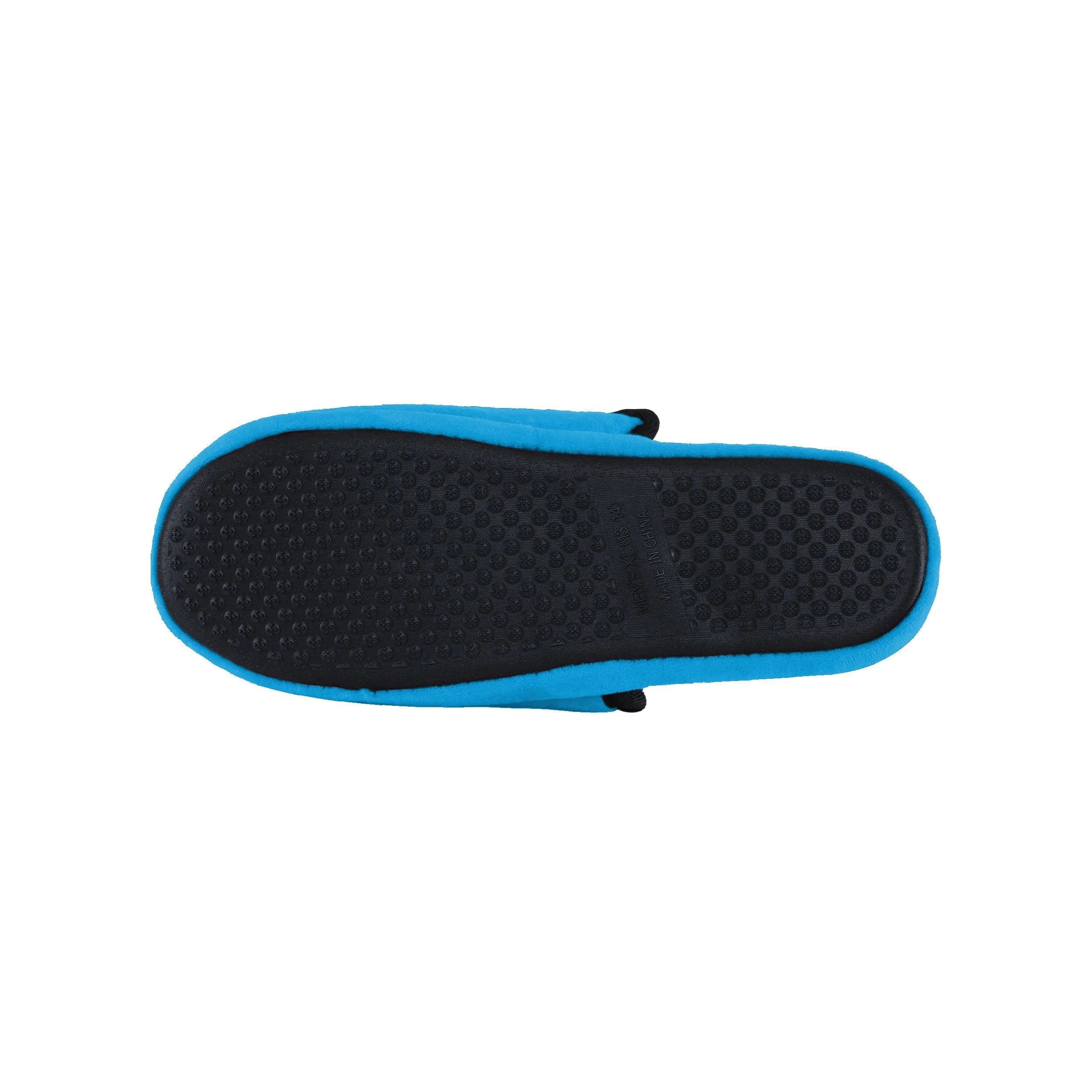 Carolina Panthers NFL Mens Sherpa Slide Slippers