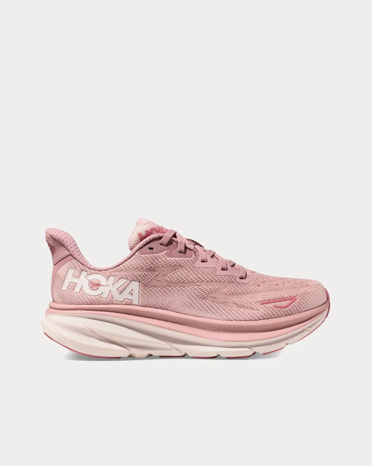 Clifton 9 Pale Mauve / Peach Whip Running Shoes