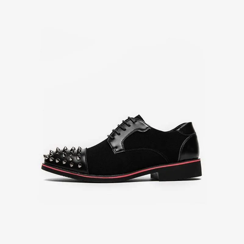 Dress Shoes Stylish Rivets Lace Up
