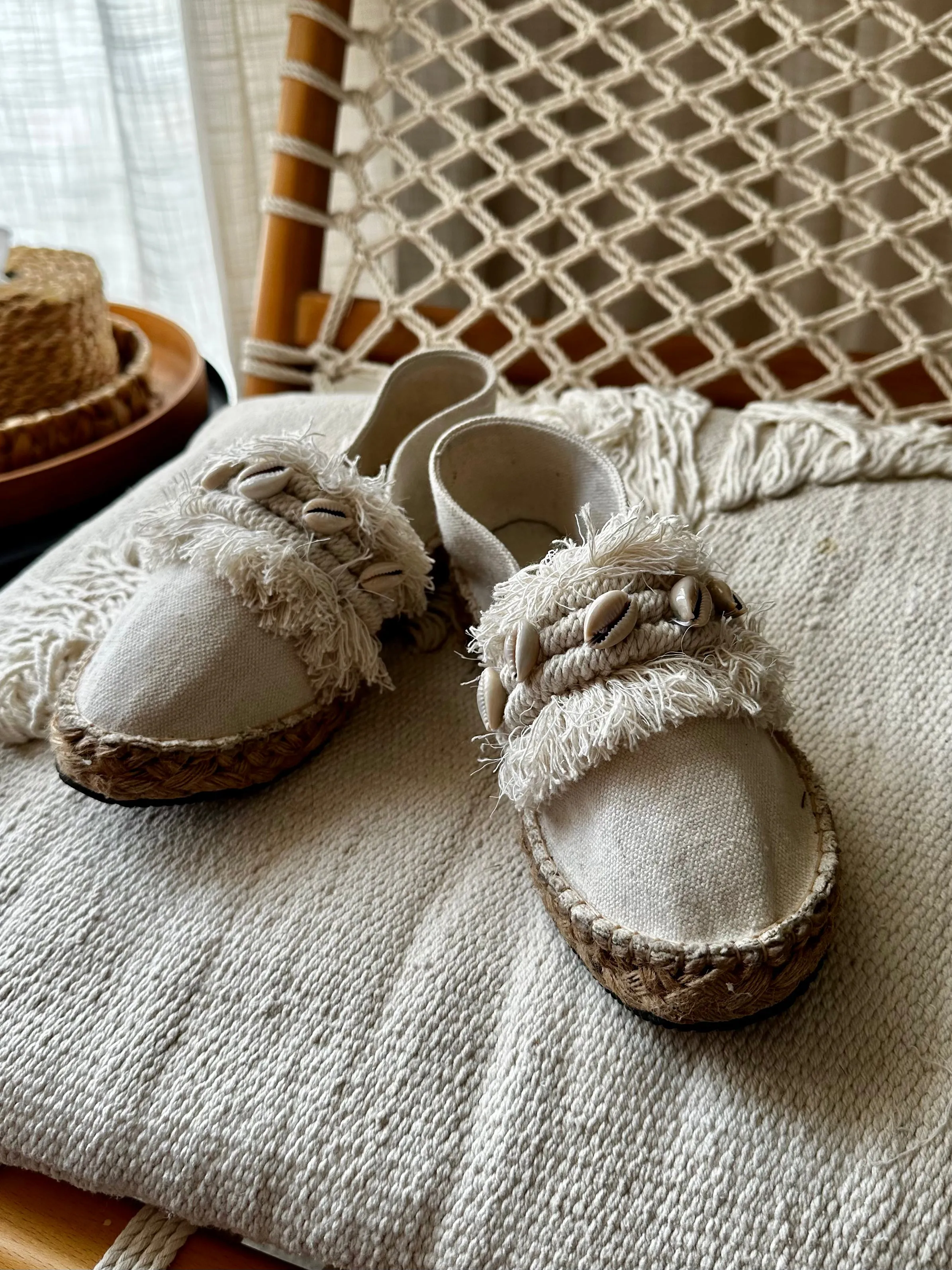 Fringe and Seashells Espadrille