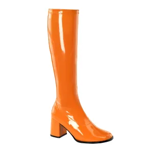 GOGO-300 Funtasma Orange Fancy Dress Women's Boots (Fantasy Footwear)