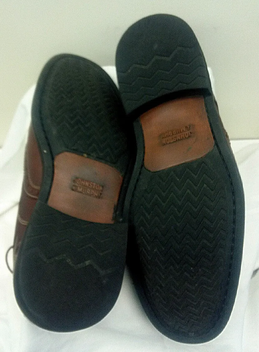 Johnston & Murphy Passport- Brown Casual Wing-Tip Oxford Shoes- size 8M