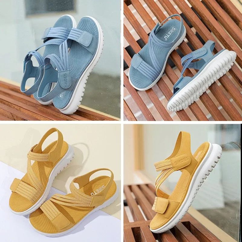 OCW Best Orthopedic Sandals For Women EVA Flat Sole Hook&loop Leisure