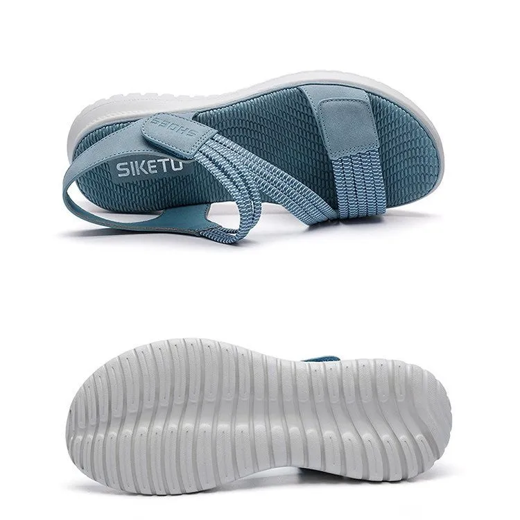 OCW Best Orthopedic Sandals For Women EVA Flat Sole Hook&loop Leisure