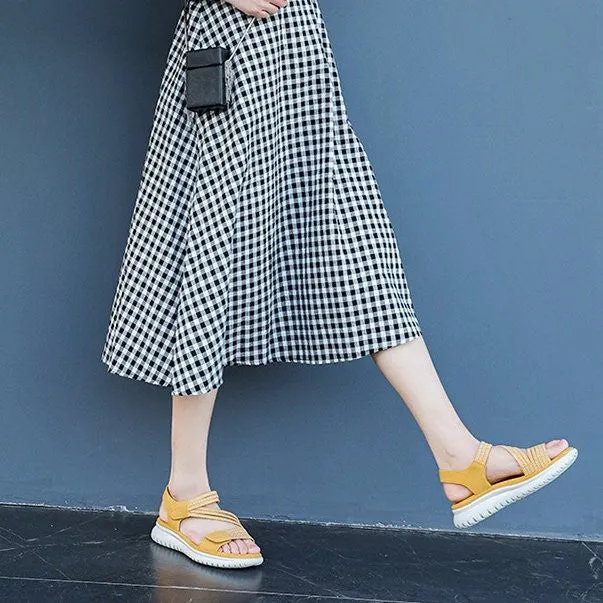 OCW Best Orthopedic Sandals For Women EVA Flat Sole Hook&loop Leisure