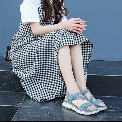 OCW Best Orthopedic Sandals For Women EVA Flat Sole Hook&loop Leisure