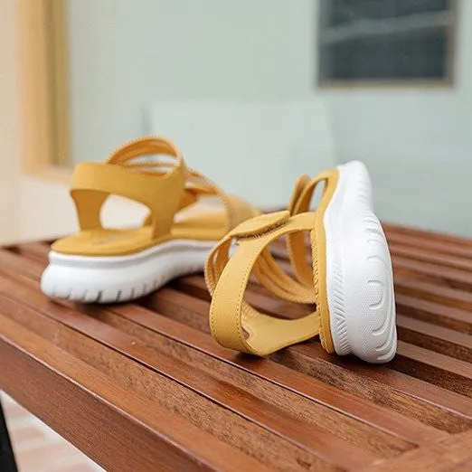 OCW Best Orthopedic Sandals For Women EVA Flat Sole Hook&loop Leisure