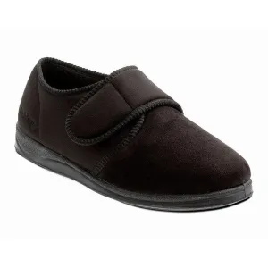 Padders Charles Brown Microsuede Mens Slippers