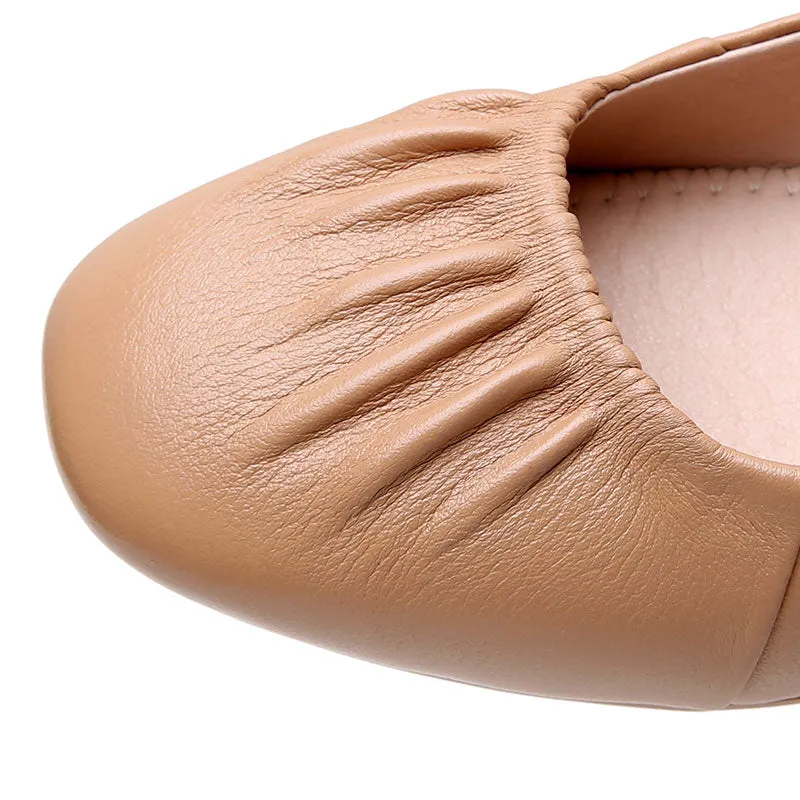 Soft Comfortable Genuine Leather Flats