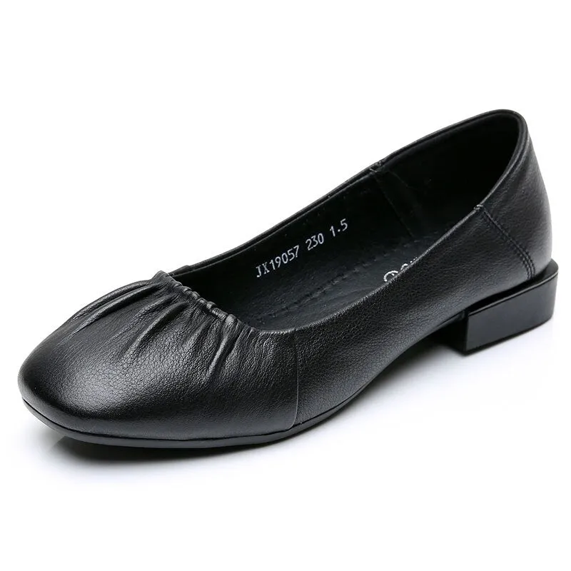 Soft Comfortable Genuine Leather Flats