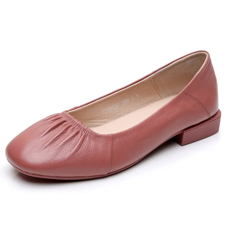 Soft Comfortable Genuine Leather Flats