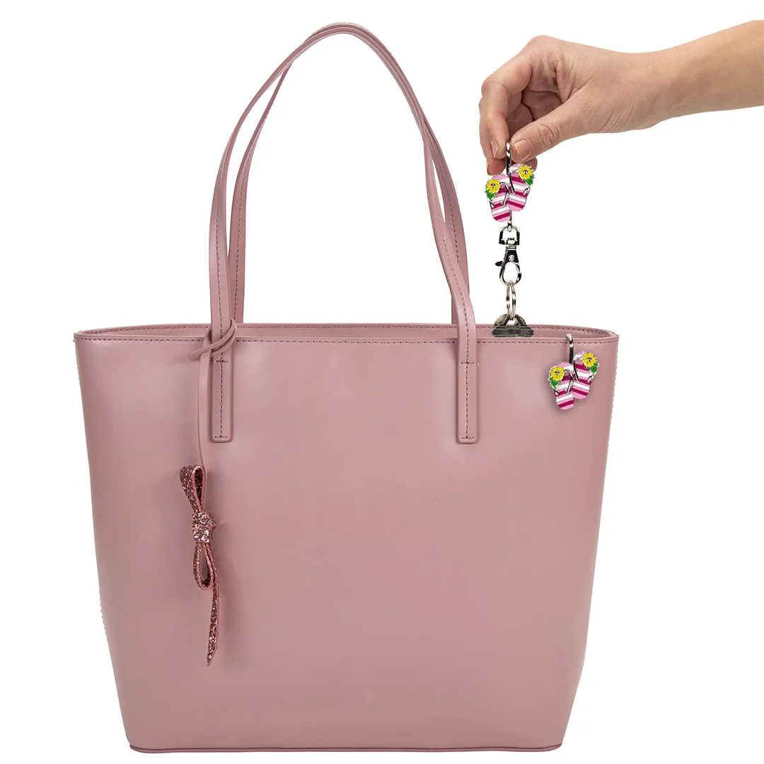 Striped Flip Flops Finders Key Purse®
