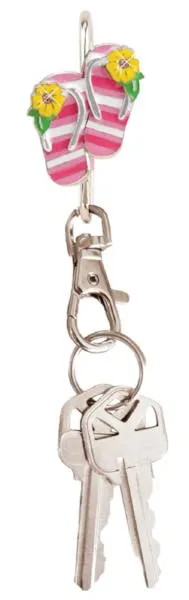 Striped Flip Flops Finders Key Purse®