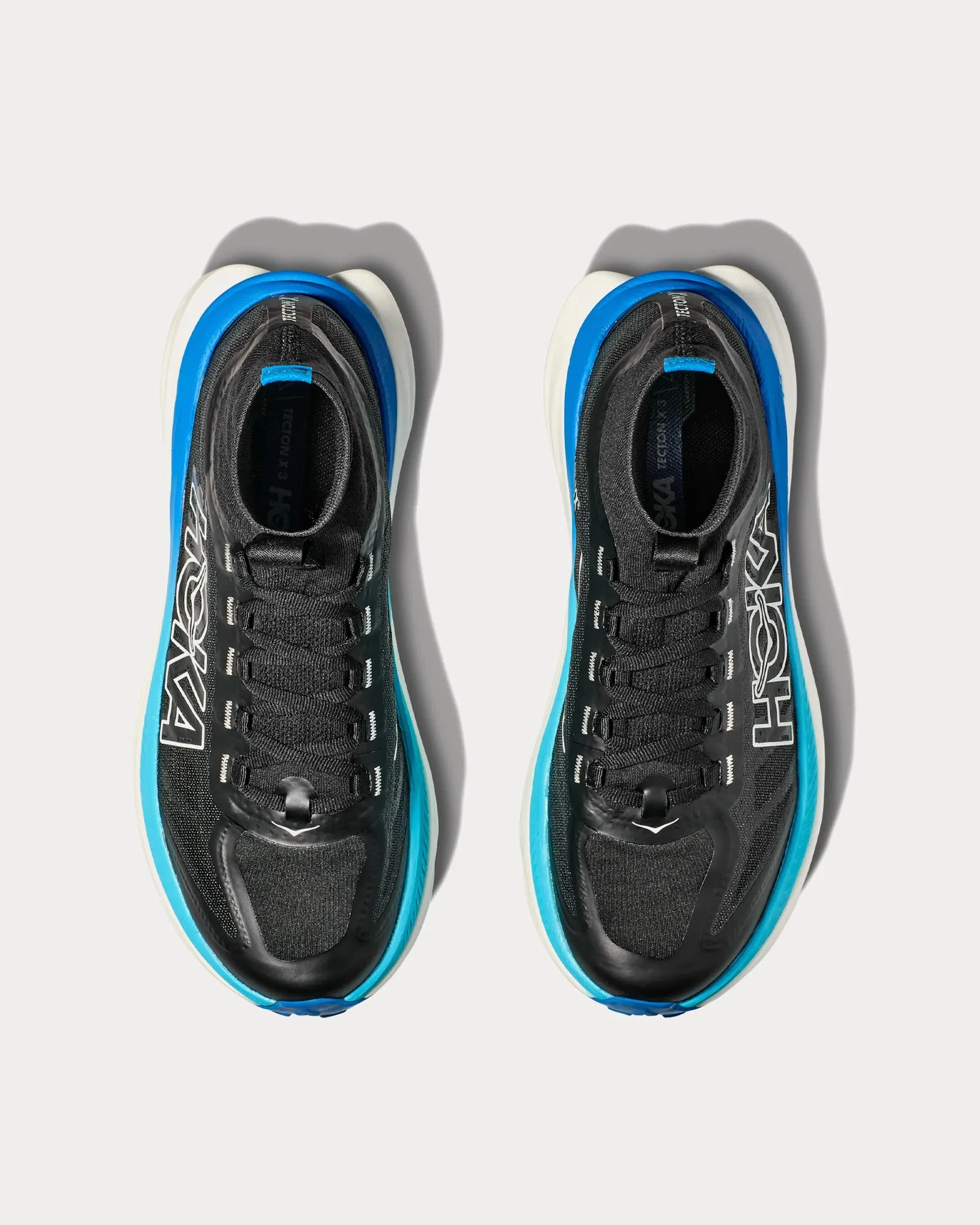 Tecton X 3 Black / Hoka Blue Running Shoes