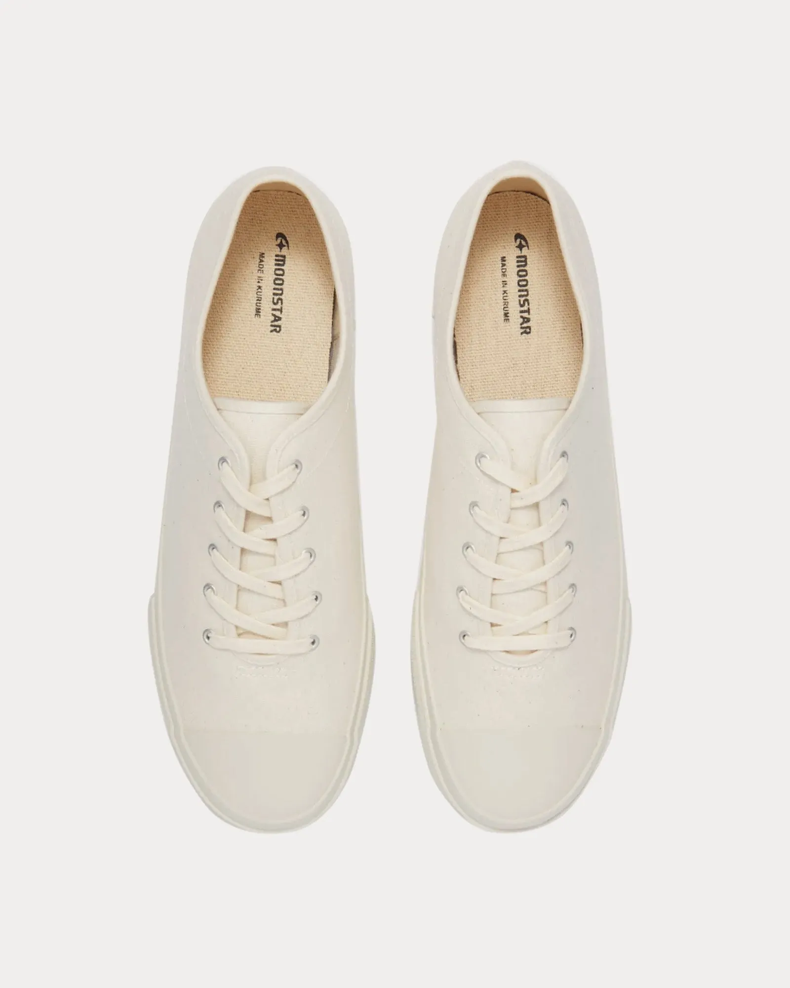Ubal Canvas Natural Low Top Sneakers
