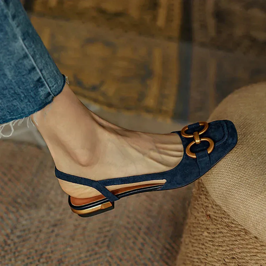VALESSA™ | ORTHOPEDIC LEATHER BUCKLE SANDALS