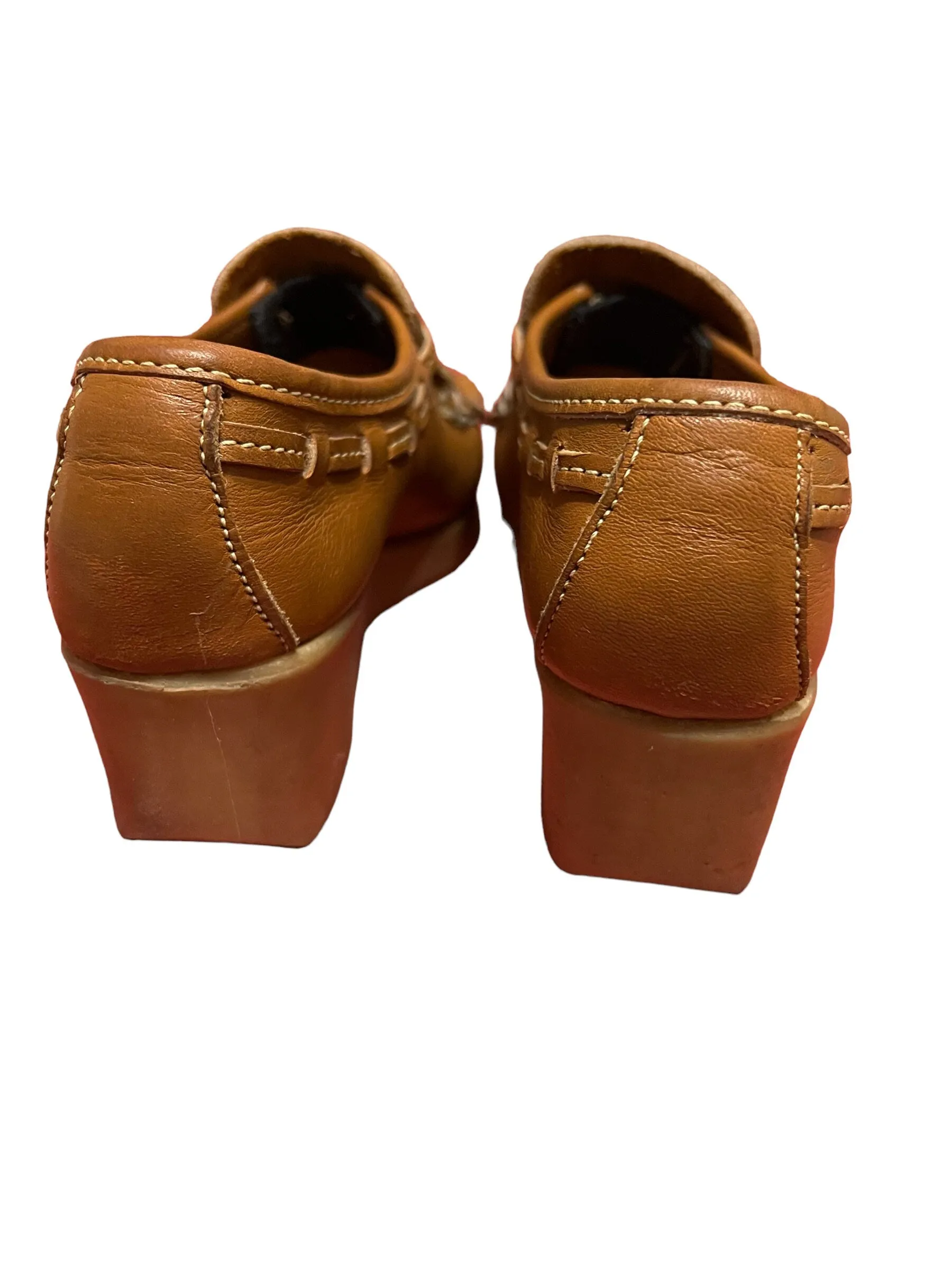 Vintage platform shoes loafers Dexter 5.5 M