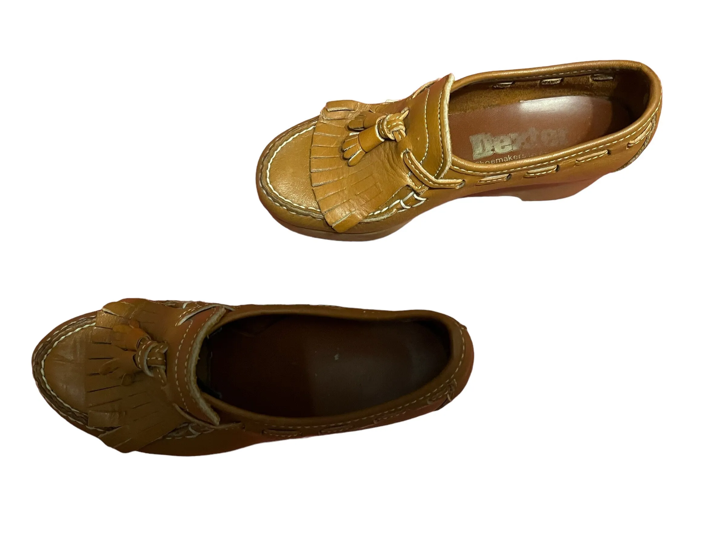 Vintage platform shoes loafers Dexter 5.5 M